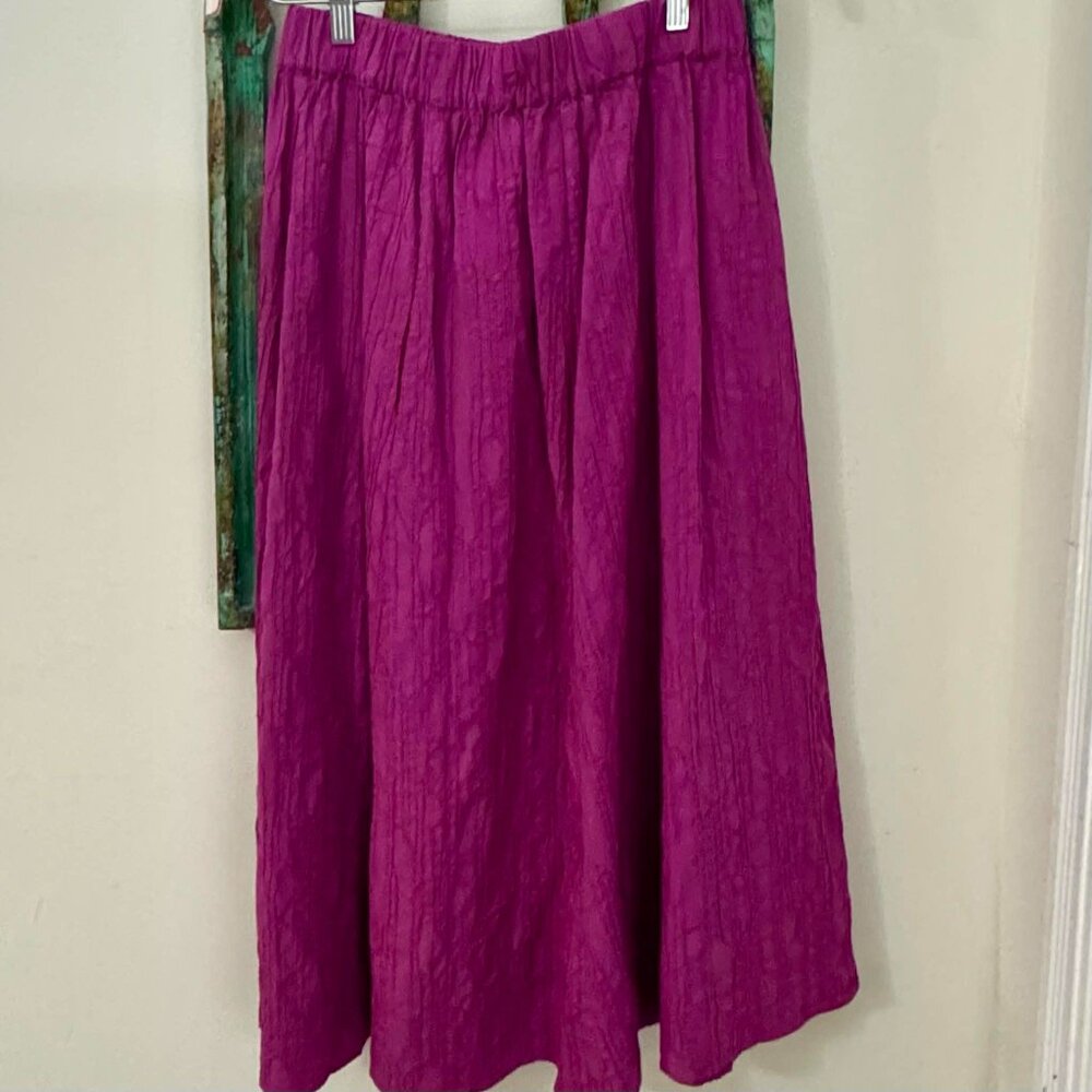 Marie Oliver Fuchsia Sasha Skirt Size Large